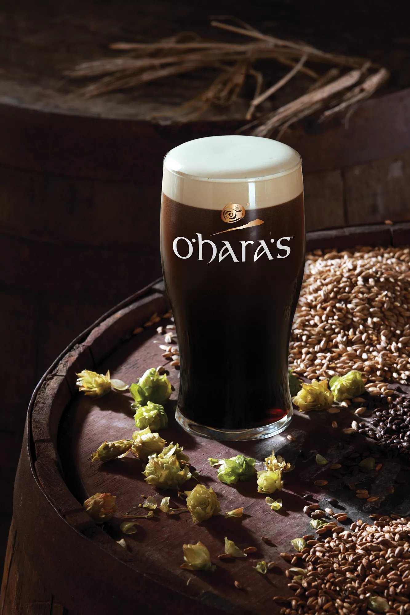 O'Hara's glas en mout
